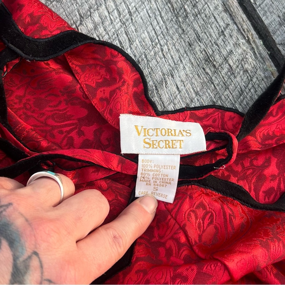 Vintage 80s Victorias Secret Slip Dress - Picture 3 of 4
